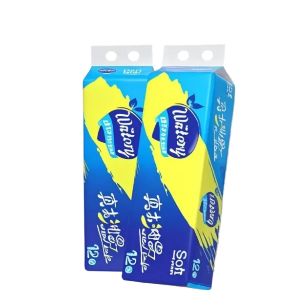 12 Rolls of Full Box of Roll Paper Five Layers of Thickened Core Roll Toilet Paper Toilet Paper - Image 3
