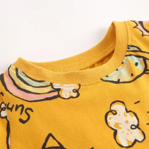 Sanlutoz Baby Dress Kids Girls Clothing Summer Cute Cartoon Fashion Short Sleeve Little Infants Clothes - Image 2