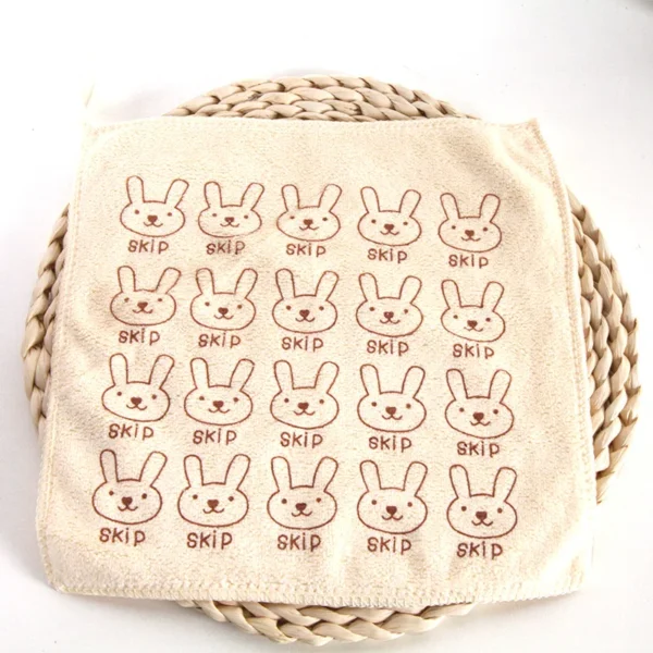 3 pcs/lot Baby Towel Cute Superfine Fiber Kid Bath Towels Washcloth Square Towel Children Kitchen Bathroom Wipe Wash Cloth Gift - Image 3
