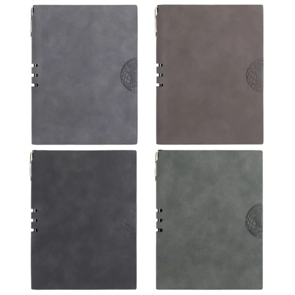 Agenda Organizer Hardcover Note Book Office School Supply PU Leather A5 Notebook Notepad Diary Business Journal Planner W3JD - Image 6