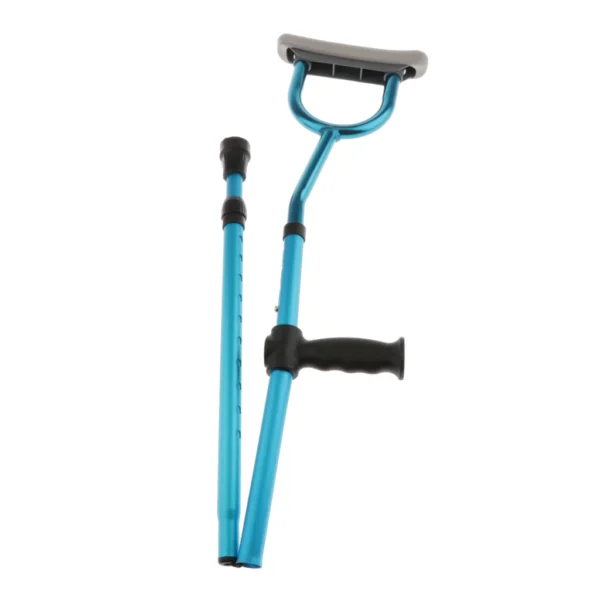 Height Adjustable From 44.1-47.2 Inch Foldable Underarm Crutches For Legs After Injury Surgery And Relieve Fatigue And Pains - Image 6