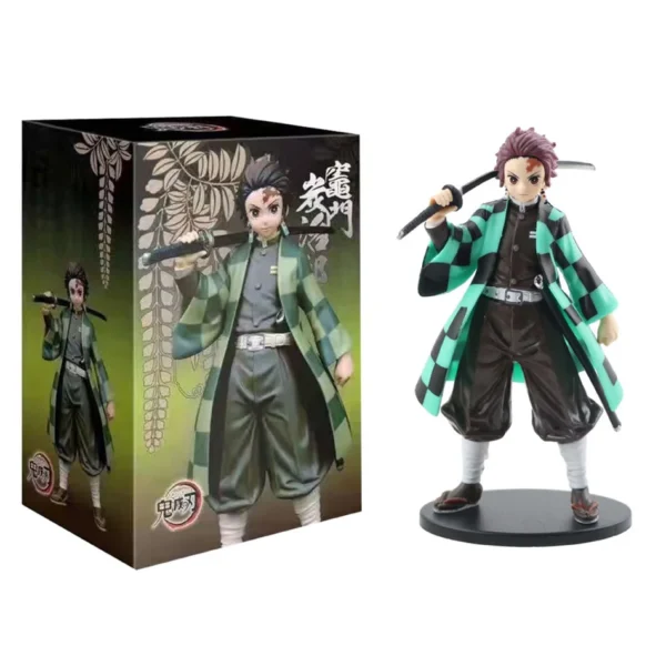 Anime Demon Slayer Kimetsu no Yaiba figure Kamado Tanjirou Action Figure Agatsuma Zenitsu Nezuko Warrior PVC Model Toys - Image 3