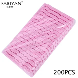 Pink 200pcs Nail Art 100 Pairs Toe Separators Fingers Foots Sponge Soft Gel UV Beauty Tools Polish Manicure Pedicure Pack