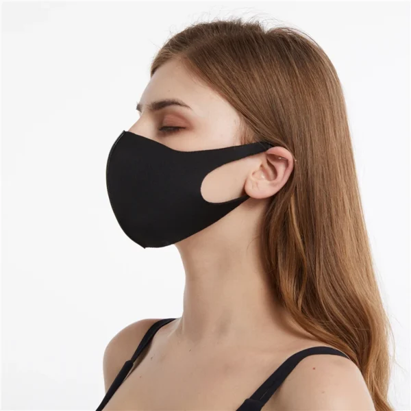 Cool Silk Cotton Face Mouth Mask for Man Woman Washable Reusable Anti Dust Windproof Mouth-muffle Mask Breathable PM2.5 PM042 - Image 4