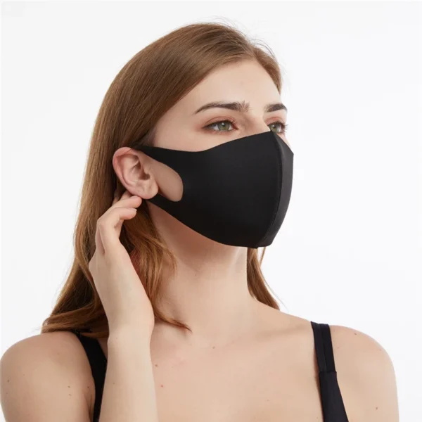 Cool Silk Cotton Face Mouth Mask for Man Woman Washable Reusable Anti Dust Windproof Mouth-muffle Mask Breathable PM2.5 PM042 - Image 3