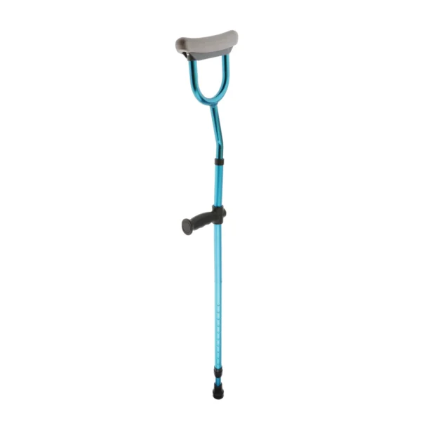 Height Adjustable From 44.1-47.2 Inch Foldable Underarm Crutches For Legs After Injury Surgery And Relieve Fatigue And Pains - Image 4