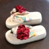 New Girls Beach Slippers Children Fashion Floral Slippers Women Home Shoes Kids and Mother Flip-flops Sandals Comfortable B711 - Image 5