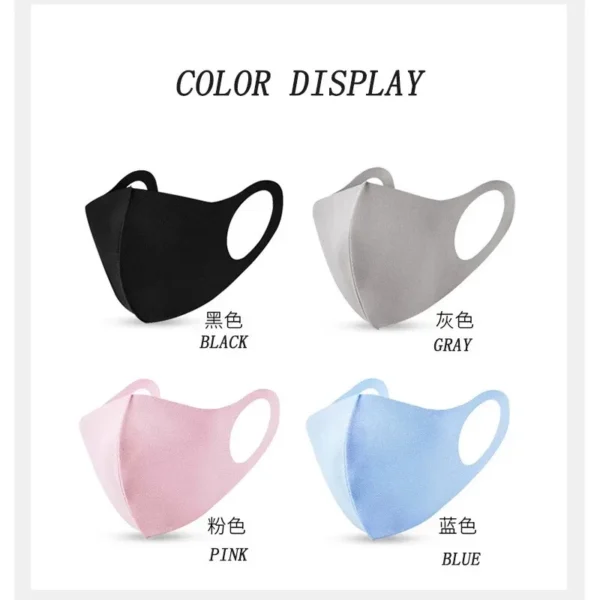 Fast Shipping Black Face Mask Washable Reusable Mouth Masks Masque Unisex Outdoor Adult Protective Facial Shield Mask Filter 70% - Image 6