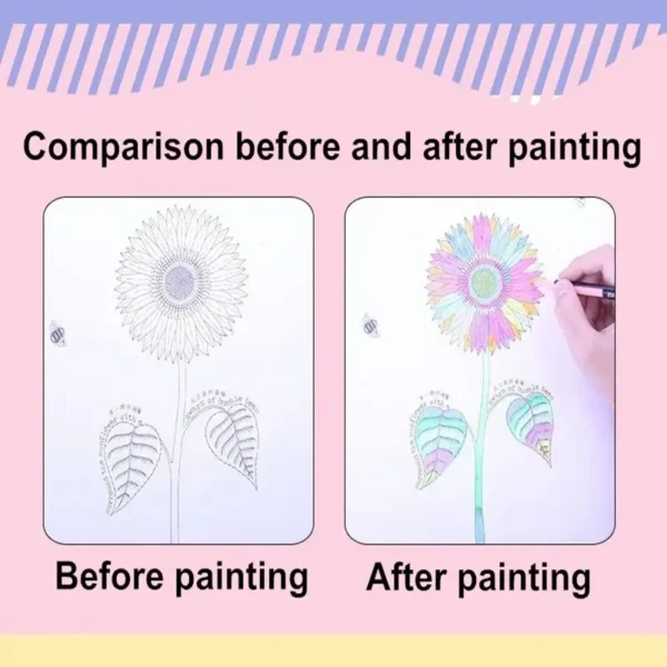 12Pcs/Set Gel Pen Set Glitter Gel Pens For School Office Adult Coloring Book Journals Drawing Doodling Art Markers Promotion Pen - Image 2