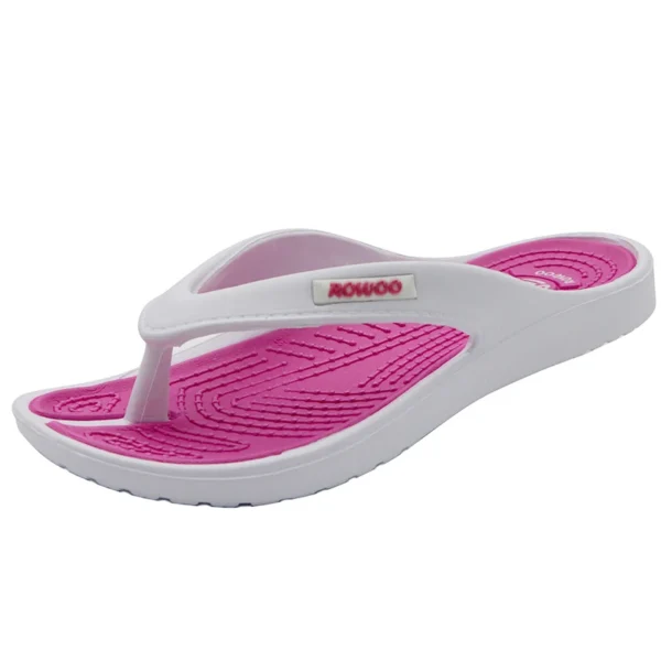 Casual Beach Women Slipper Sandals Brand 2024 New design Summer Home Flat Flip-Flops Shoes Female Big Size Dropshipping - Image 2