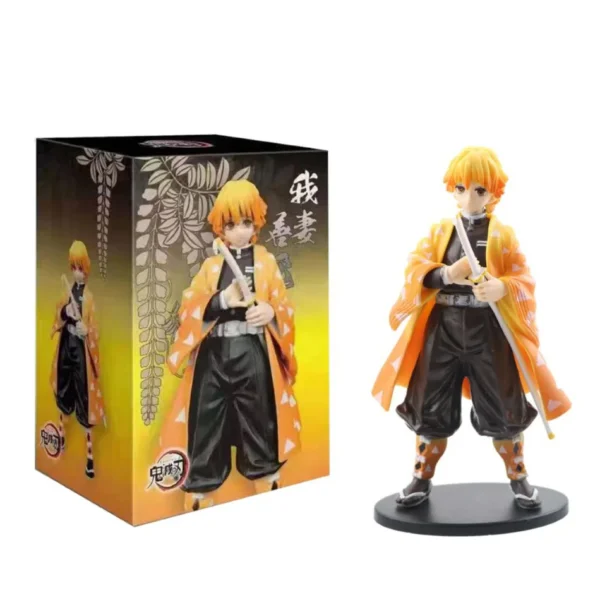 Anime Demon Slayer Kimetsu no Yaiba figure Kamado Tanjirou Action Figure Agatsuma Zenitsu Nezuko Warrior PVC Model Toys - Image 4