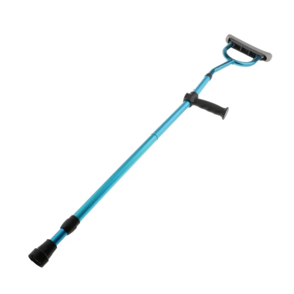 Height Adjustable From 44.1-47.2 Inch Foldable Underarm Crutches For Legs After Injury Surgery And Relieve Fatigue And Pains - Image 5