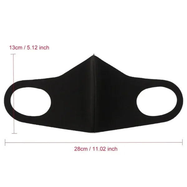Fast Shipping Black Face Mask Washable Reusable Mouth Masks Masque Unisex Outdoor Adult Protective Facial Shield Mask Filter 70% - Image 5