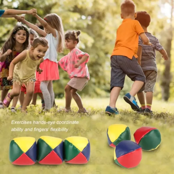 3Pcs/lot JUGGLING BALLS Learn to Juggle Beginner Kit Circus Outdoor Fun Kids Toy Balls Children Interactive Toys - Image 6