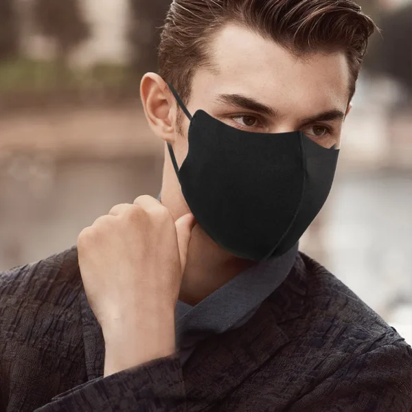 3/5PCS Washable Mask Health Cycling Cotton Mouth Face Mask for Men Women Black Reusable mondkapjes wasbaar mascarillas маска HOT - Image 2