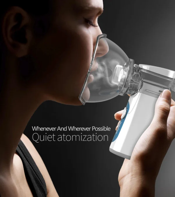 Handheld Portable autoclean Inhale Nebulizer Mesh Atomizer silent inhaler nebuliser inhalator for kids nebulizador portatil - Image 2