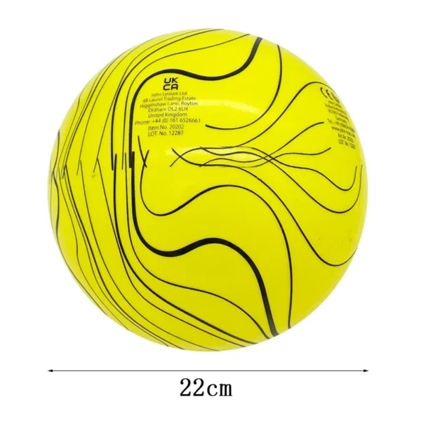 9" PVC Inflatable Footballs Outdoor Indoor Beach Ball Games Party Bag Fillers Summer Toys for Pool Kids Baby Boys Girls Adults - Image 2