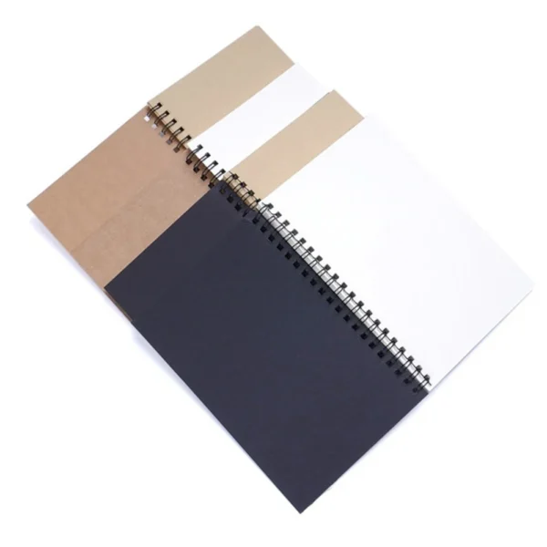 Sketch Book Retro Spiral Bound Coil Sketch Book Blank Paper Art Graffiti Notebook Stationery 2020 - Image 6