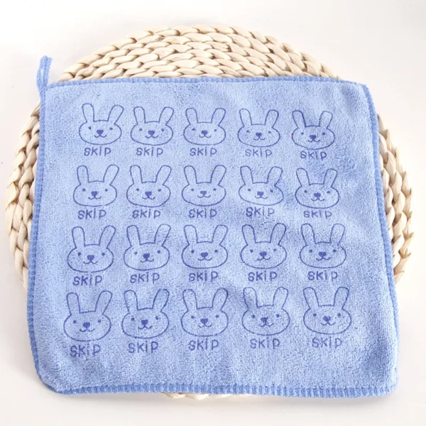 3 pcs/lot Baby Towel Cute Superfine Fiber Kid Bath Towels Washcloth Square Towel Children Kitchen Bathroom Wipe Wash Cloth Gift - Image 5