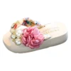 New Girls Beach Slippers Children Fashion Floral Slippers Women Home Shoes Kids and Mother Flip-flops Sandals Comfortable B711 - Image 6