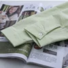 2023 Women’s Casual Long Sleeve Cotton Oxford Shirt – White Blouse, High-Quality Office Top for Ladies - Image 6