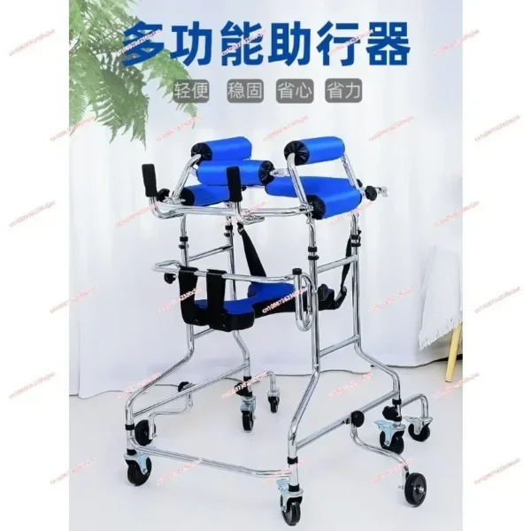 Stroke hemiplegia walking rehabilitation assistive device for adult learning walker walking lower limb training - Image 3