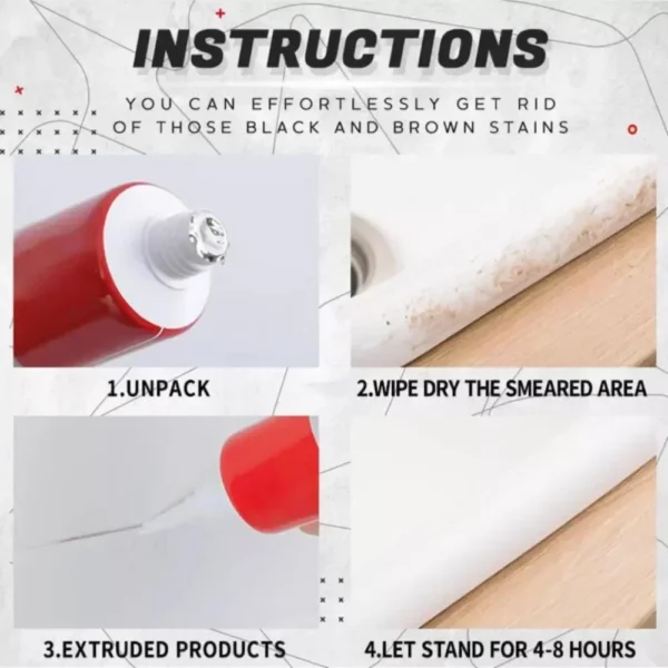 1pc Household Mold Remover Gel Deep Down Wall Mold Mildew Remover Cleaner Caulk Gel Mold Remover Gel Household Safe - Image 2