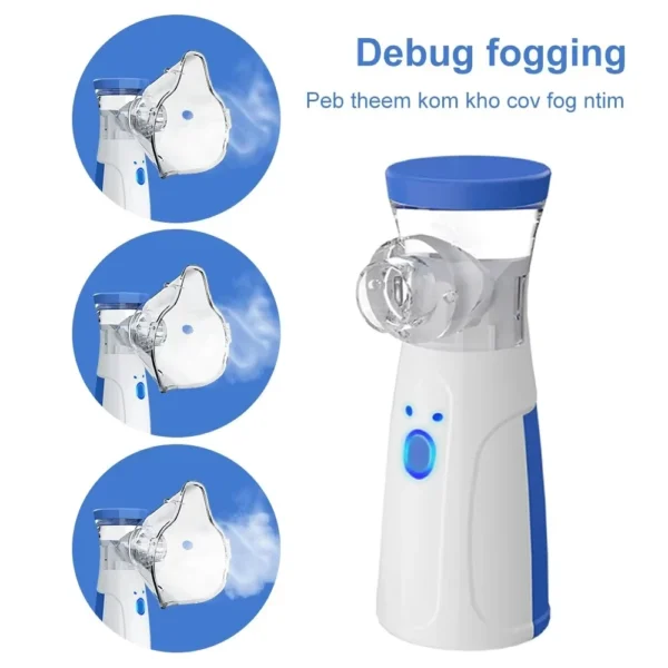 Handheld Portable Autoclean Inhale Nebulizer Mesh Atomizer Silent Inhaler Nebuliser Inhalator for Adult Kids Nebulizador - Image 5
