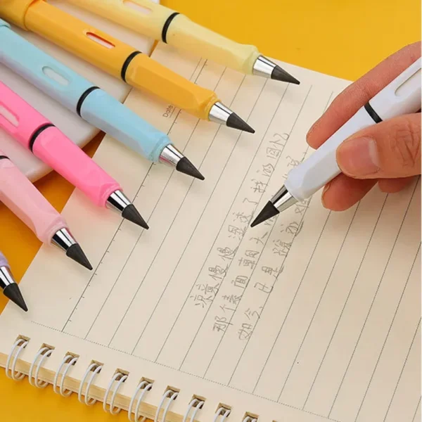 New Unlimited Pencil No Ink Magic Pencils for Writing Art Sketch Stationery Kawaii Portable Replaceable Pen School Supplies - Image 6