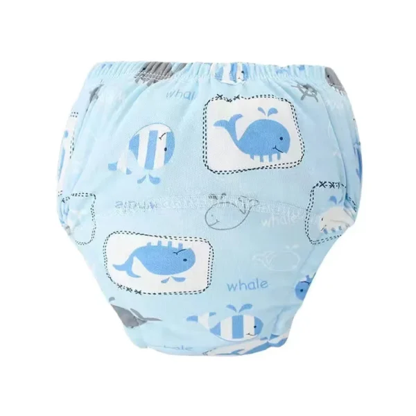 6 Layers Baby Elinfant 2 Size Diapers For Swimming Absorbent Ecological Diapers Reusable Training Panties Happy Flute Newborn - Image 3
