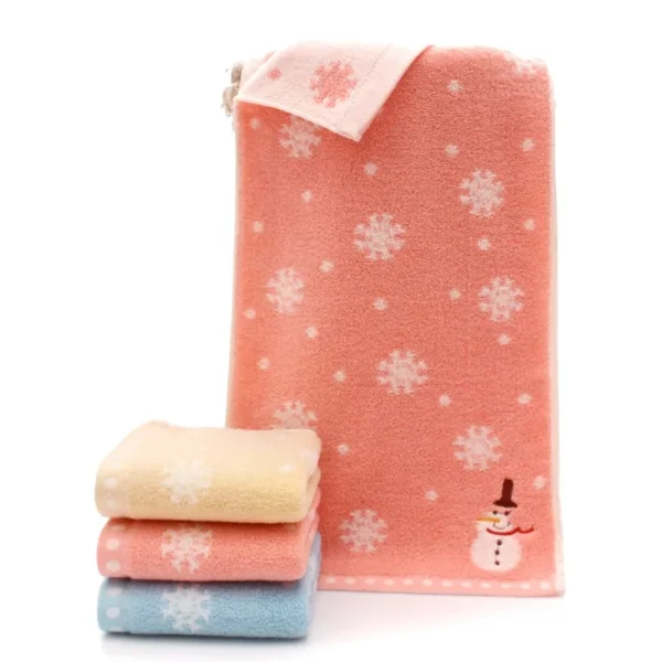 Cartoon Baby Towel Soft Cotton Infant Children Bath Towel for Newborn Kids Bathing Wipes Washcloth Shower Handkerchief 50x25cm - Image 2