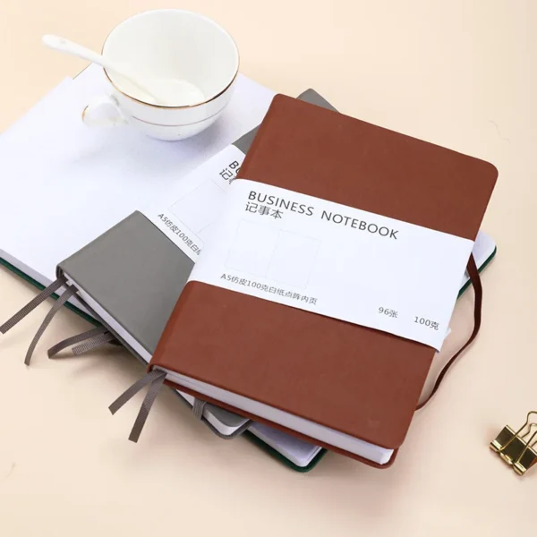 A5 Notebook Classic Journal Dotted Paper Hard Cover 100 GSM 192 Pages Planner Bujo Diary Stationery - Image 2
