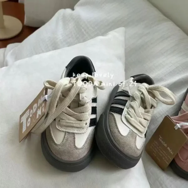 Boys And Girls Canvas Shoes Children's School Performance Shoes Babys Children Biscuit Bottom Breathable Kids Fashion Shoes - Image 2