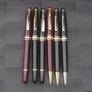 Black Resin Meister MST 163 Ballpoint Pen Business Novel Rollerball Fountain Pen for Writing Kawaii School Supplies Stationery