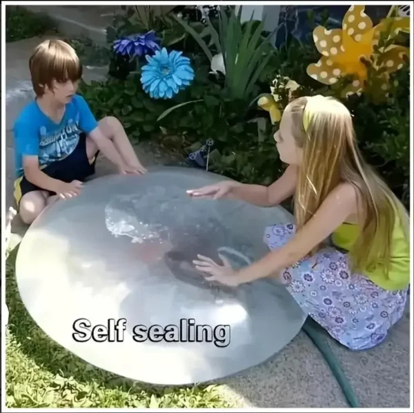 Decompression super large inflatable balloon water bubble ball, giant elastic inflatable ball TPR interactive swimming pool toy - Image 2