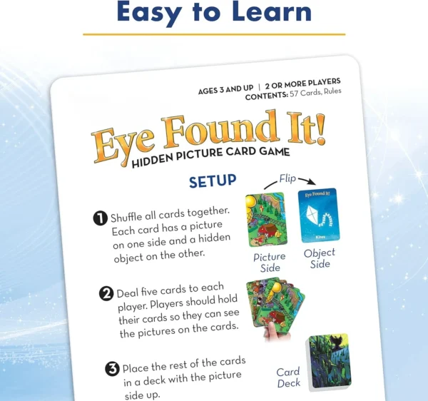 Ravensburg World of Disneys Eye Found It Boys and Girls 3 and Over Card Game - A fun family game - Image 4