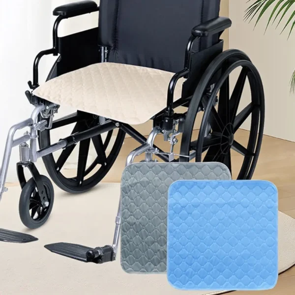 Modern Style Washable Wheelchair Seat Cushion Leak-proof Soft Chair Cushion Solid Color Non-slip Baby Stroller Cushion Pet - Image 2