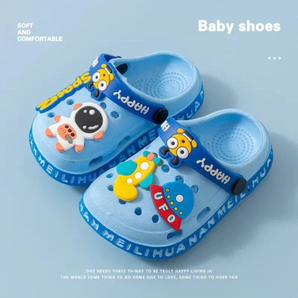 Children Garden Shoes Cute EVA Cartoon Beach Sandals Babies Summer Slippers High Quality Soft Kids Outdoor Slippers Flip Shoes - Image 5