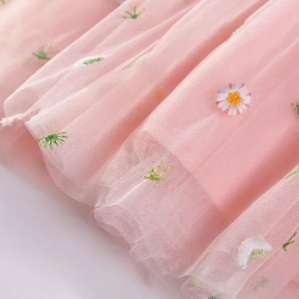 Flower Girls Dresses Children's Clothing Kids Clothes Summer Fairy Party Stage Show Dance Wear Cosplay Costumes Sling Casual - Image 5