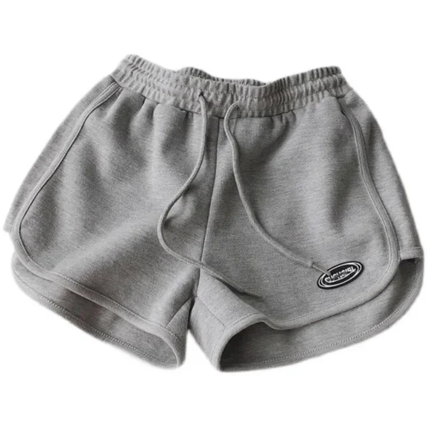 ITOOLIN Women Casual Drawstring Sports Shorts Summer Thin High Waist Yoga A-line Shorts Loose Women Running Straight Trousers - Image 6