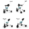 2-in-1 Hand Push Tricycle – Foldable Lightweight Two-Way Stroller, Multi-Function Child Walking Car, Convertible Baby Pram - Image 4