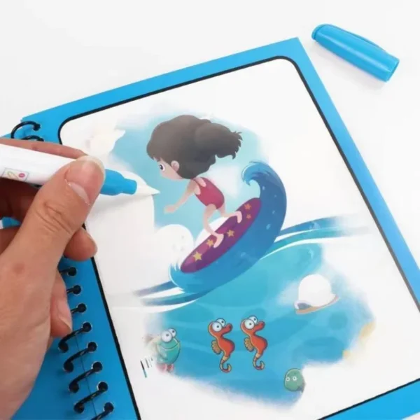 Watercolor Painting Magic Book Reusable for Children Animal Cartoon Painting Book Suitable for Children's Education and Learning - Image 3