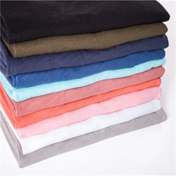 AIOPESON 100% Cotton Men T-shirt V-neck Fashion Design Slim Fit Soild T-shirts Male Tops Tees Short Sleeve T Shirt For Men - Image 4