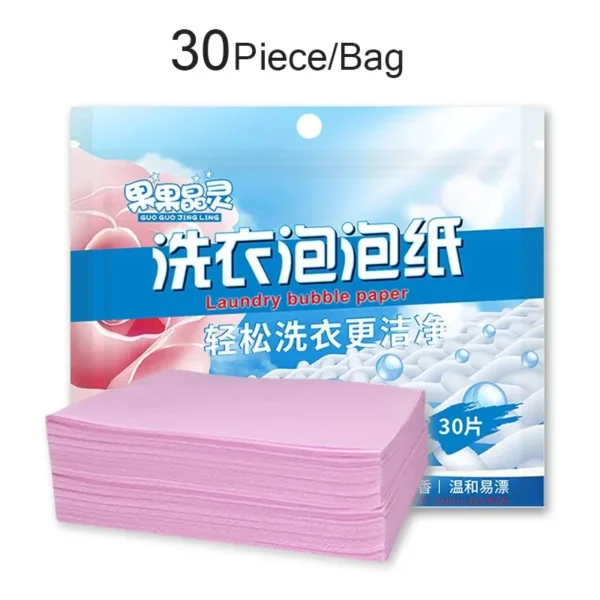 Laundry Tablets Laundry Paper Anti-Staining Clothes Sheets Anti-String Mixing Color Absorption Washing Accessories - Image 2