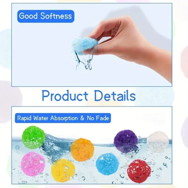 Fun Reusable Water Balls, Reusable Water Balloons For Outdoor Toys And Games, Water Toys, Summer Toy Balls For Pool And Backyard - Image 5