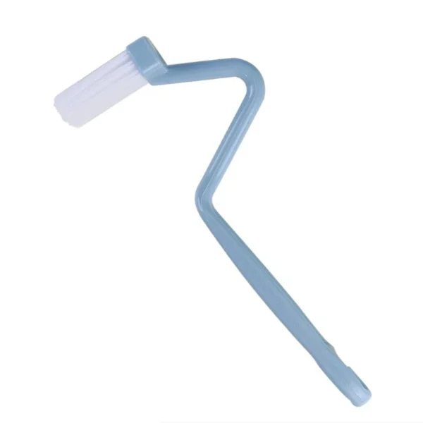 Toilet Cleaning Brush S Shape Portable Wc Scrubber Curved Side Bending Handle Corner - Image 2