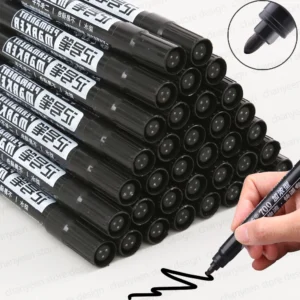 5-50Pcs Waterproof Oil-based Marker Pen Markers Black Blue Red Ink for Glass Metal Stationery Art Drawing Office School Supplies