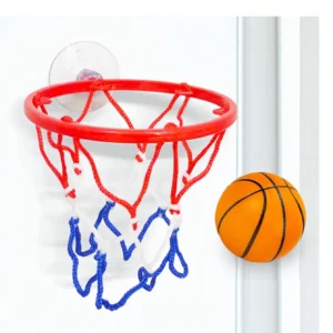 Small Basketball Set Coordinated Wrist Solid Rubber Elastic Ball Children's Exercise Shooting Table Game Toy