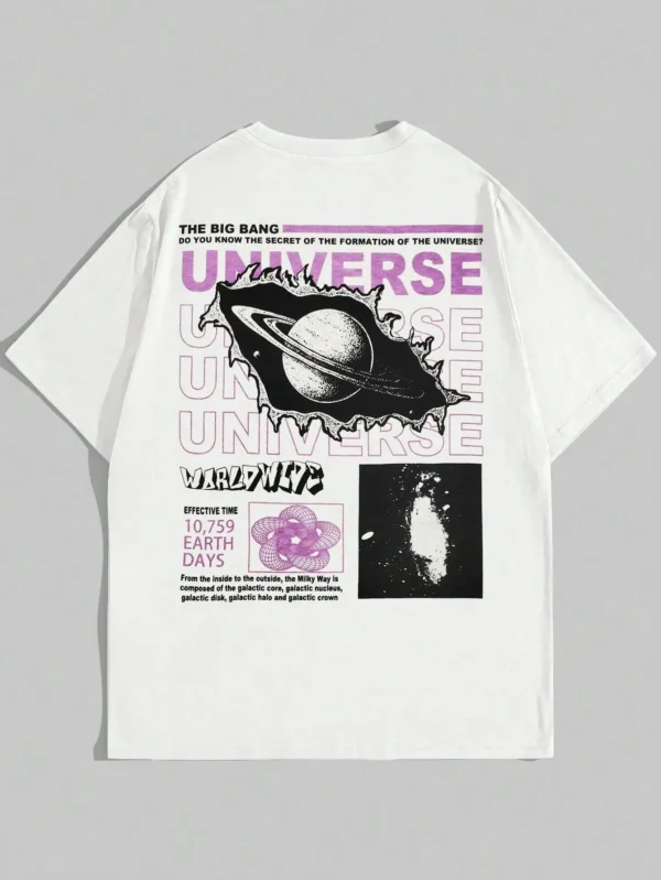 The Secret Of The Big Bang In The Universe Men T Shirts Summer Cotton T-Shirts Breathable Loose Clothes Hip Hop Street Tees - Image 5