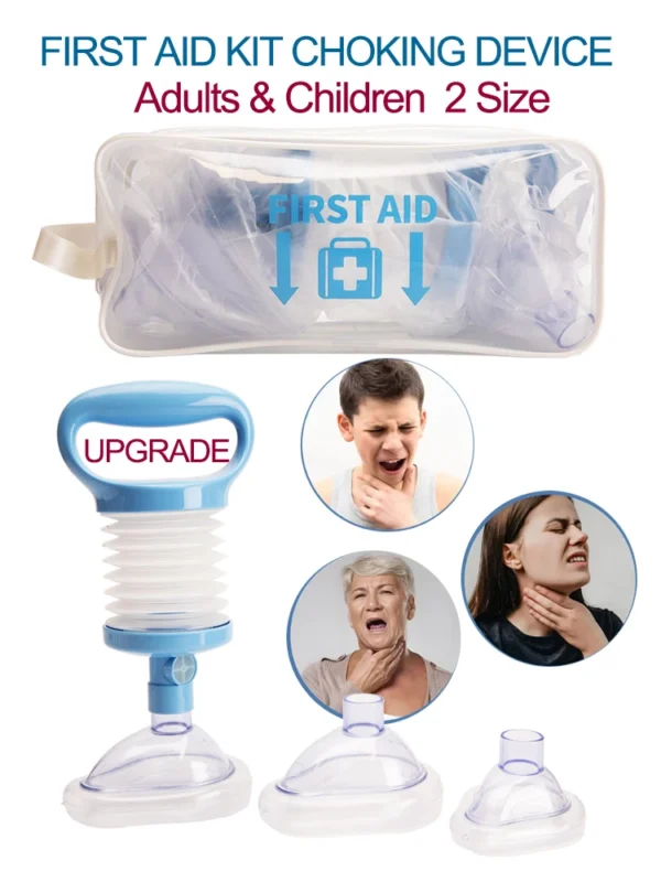 NEW First Aid Kit Choking Device Adults & Children Home Asphyxia Rescue Device Anti Suffocaation 2 Size Choking Rescue Kit
